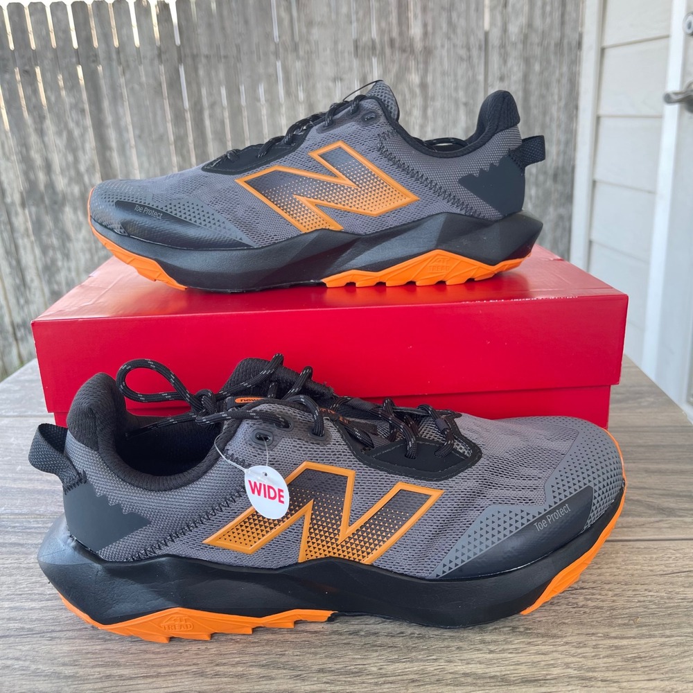 New Balance DynaSoft Nitrel v6 Trail‎ Shoes Men 10.5 4E Wide Grey MTNTRCS6 NEW
